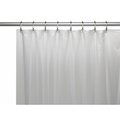 Livingquarters USC-10-ST-10 54 x 78 in. 10 Gauge Vinyl Shower Stall Curtain Liner with Metal Grommets & Reinforced Mesh Header; Frosty Clear LI257728